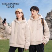 ak508803 分销 牧荒者情侣款 加绒加厚保暖冰岛绒户外外套