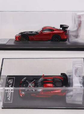 Hone Model 1:64道奇蝰蛇Viper ACR磁吸开盖版合金仿真汽车模型