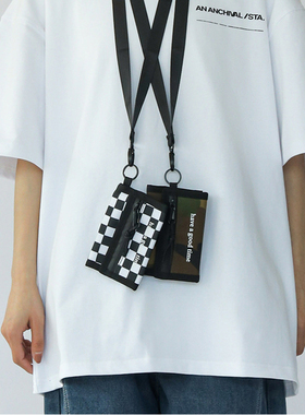 钱包男士短款钱包多功能牛津折叠卡包日韩三折零钱包潮牌学生女