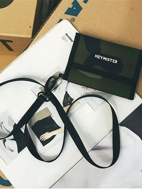 青少年学生潮流创意公交卡帆布个性简约钱包短款折叠超薄小钱包