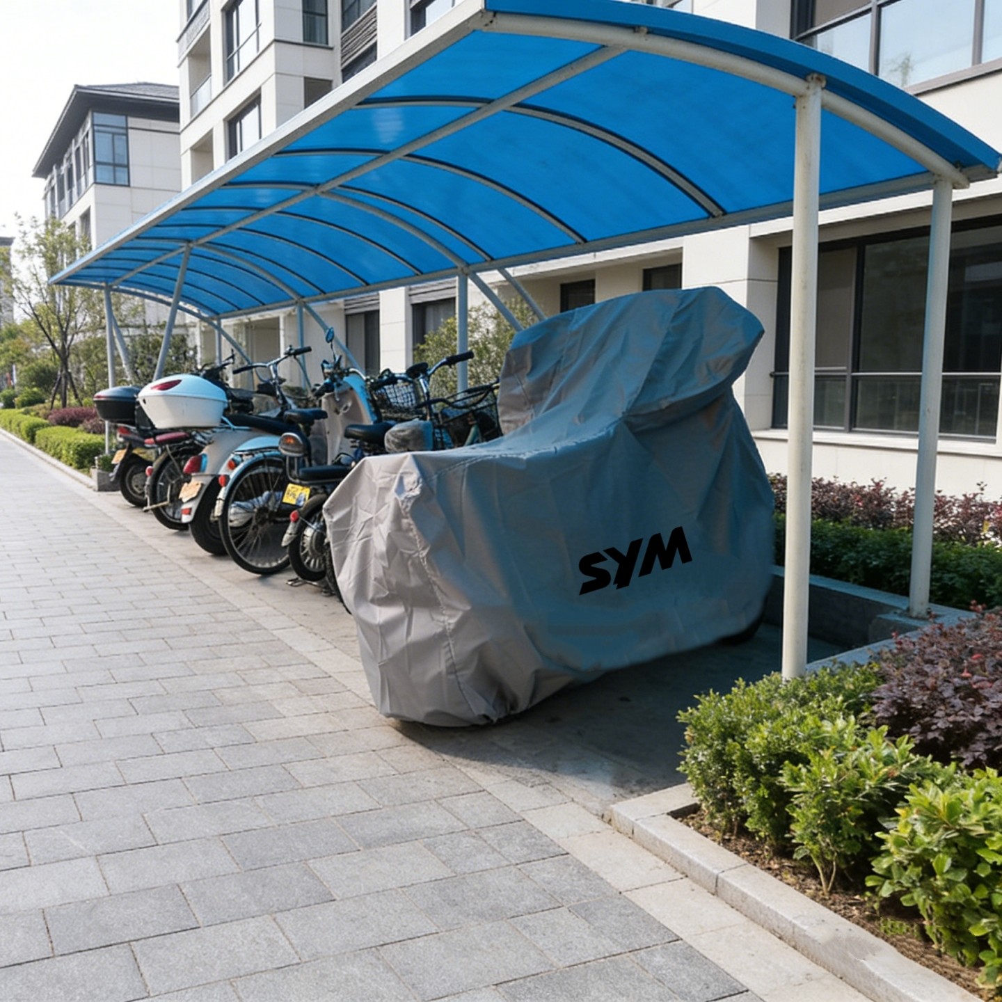 适用三阳哈士奇巡弋150X九妹Z300TL500MAX400飞度FNX防雨摩托车罩