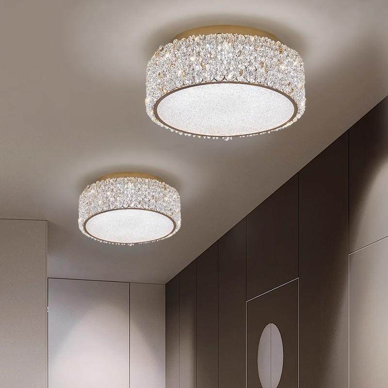 2025水晶现代轻奢简约大气主卧室房间过道阳台书房灯具水晶吸顶灯