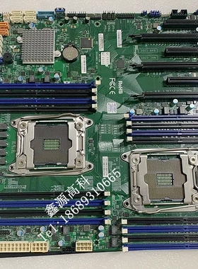 超微 X10DRI 服务器主板支持M.2 双GPU显卡可DIY家用组装双路X99
