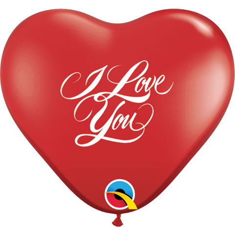 气球迷恋先锋11寸心形iloveyou