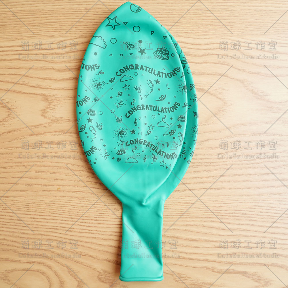 32寸印花彩色进口乳胶气球looner