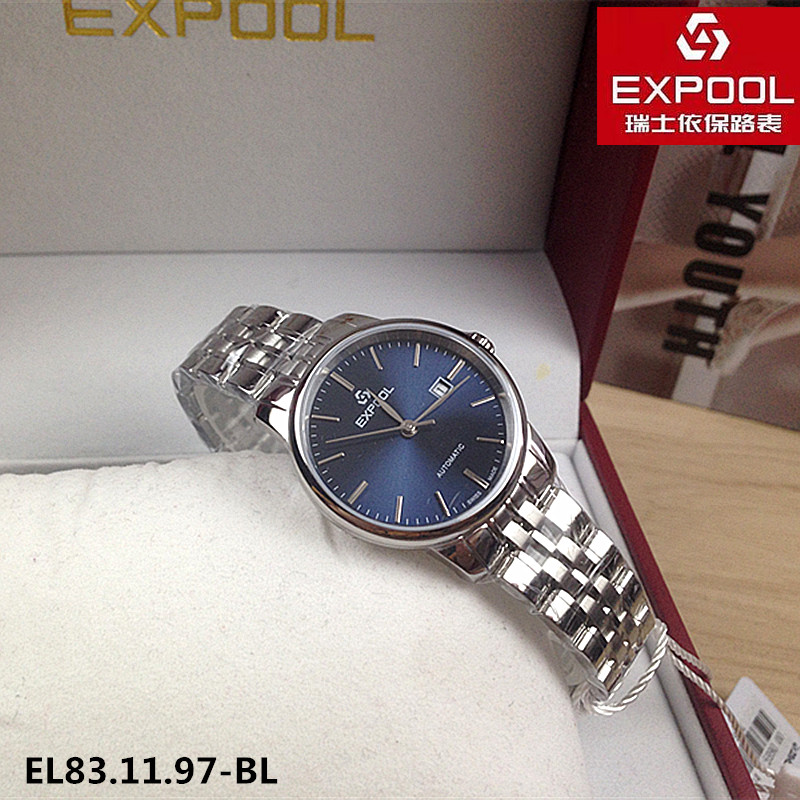 商场同款EXPOOL/依保路表 机械女表全自动贝浩斯系列情侣表831197