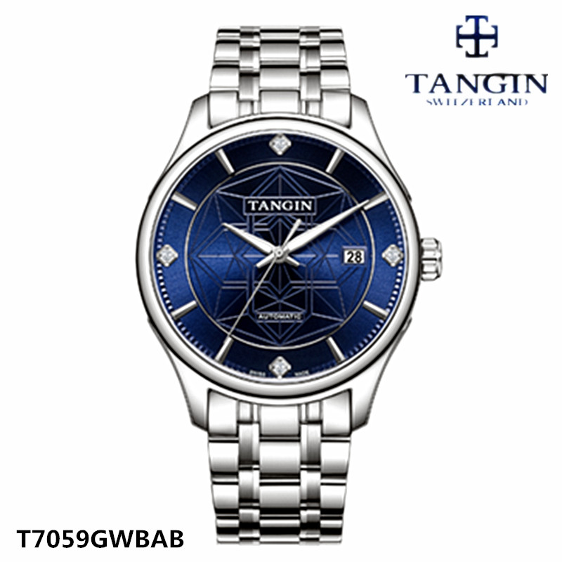 手表真钻全自动男表机械表tangin