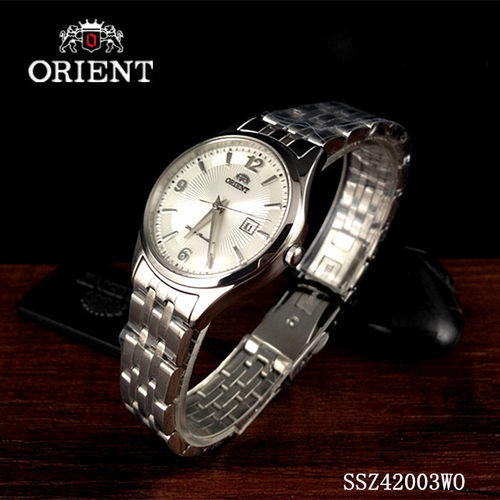 日本Orient/东方双狮手表正品钢带石英女表日历腕表·SSZ42003WO
