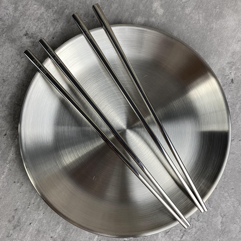 【日式不锈钢好筷子】18-10医用级不锈钢筷 防滑筷子防霉卫生家用