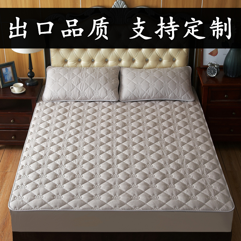 防滑席梦思保护套加厚夹棉床笠