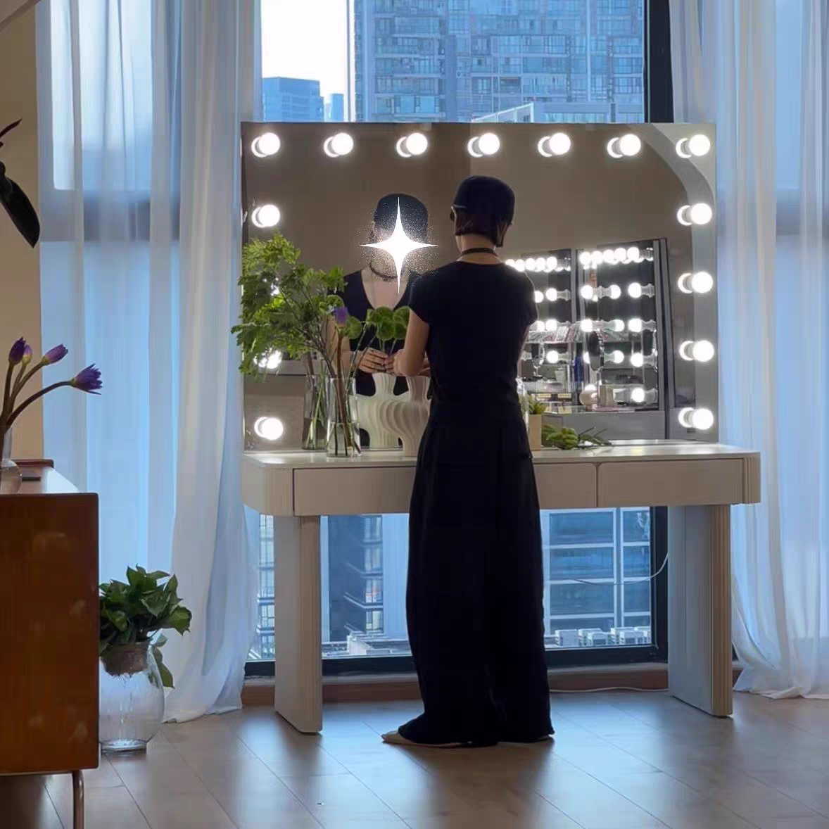 影楼婚纱店专业带灯化妆台美容院彩妆纹绣师化妆师培训工作室镜台,住宅家具,梳妆台/桌,淘宝优惠券,粉丝福利购,淘宝优惠卷