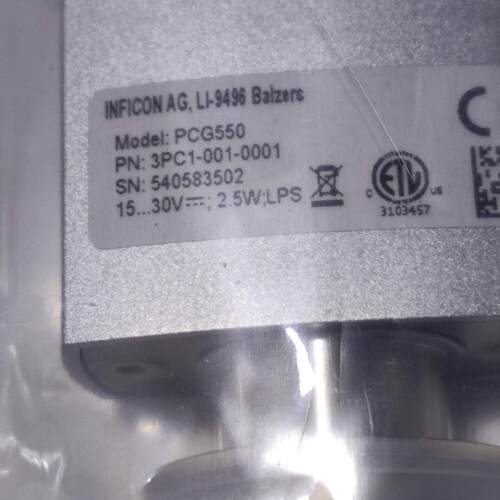3PC1-001-0001 PCG550 真空计 INFICON英福康工业器材议价维修