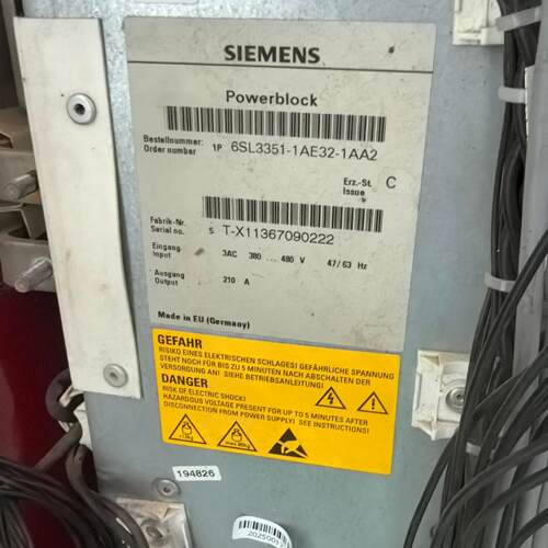 6SL3351-1AE32-1AA2 Powerblock电源模块 工控自动化配件议价维修