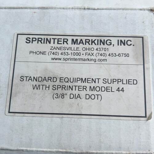 44型点标记显示操作机器 Sprinter斯普林特工业设备议价维修