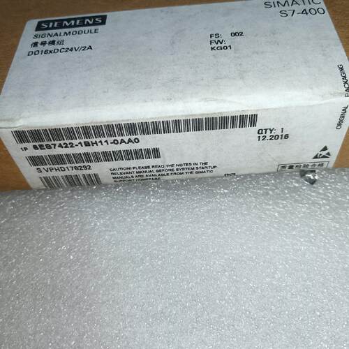 6ES7422-1BH11-0AA0 信号模组 DO16xDC24V/2A 工控模块议价维修