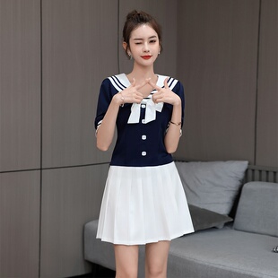 裙子2022秋款 显瘦遮肚足浴技师服夜店工衣3065 气质性感女装