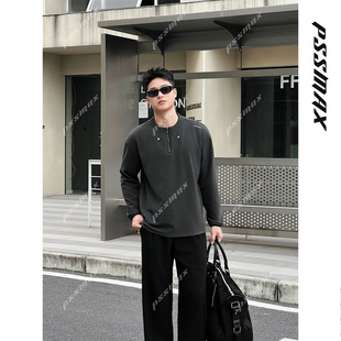 【现货】胖俗俗PSSMAX【铆钉轻雅机能】2026春季休闲拉链领卫衣