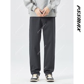 现货 胖俗俗 PSSMAX 坠感有型休闲裤 2026冬显瘦百搭阔腿裤