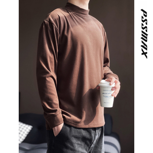 2025秋冬经典 搭配神器 胖俗俗PSSMAX 半高领绒面打底衫 现货