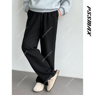 纯色弯刀裤 PSSMAX 胖俗俗 秋冬百搭透气拖地阔腿长裤 现货