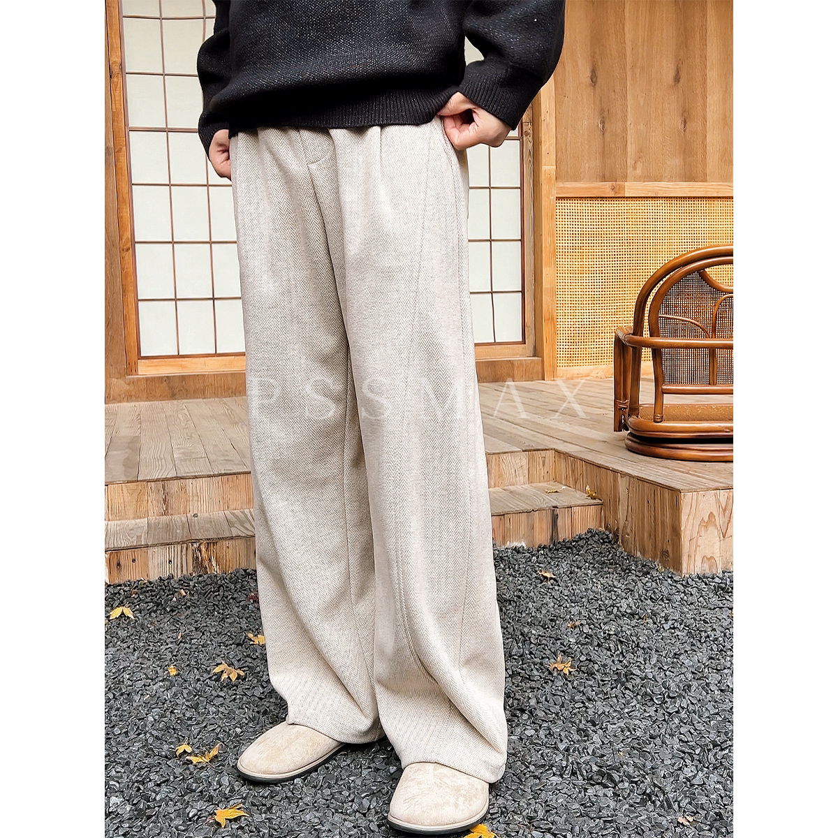 PSSMAX新款宽松休闲卫裤男款