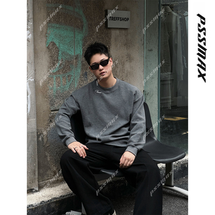 【春节不打烊】胖俗俗PSSMAX【简格质感】2026冬新华夫格休闲卫衣