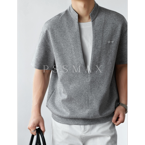PSSMAX新款夏季宽松短袖T恤男款