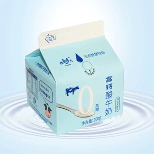 扬州大学扬大酸奶无蔗糖高钙酸奶百年乳企高校科技盒装屋顶酸奶