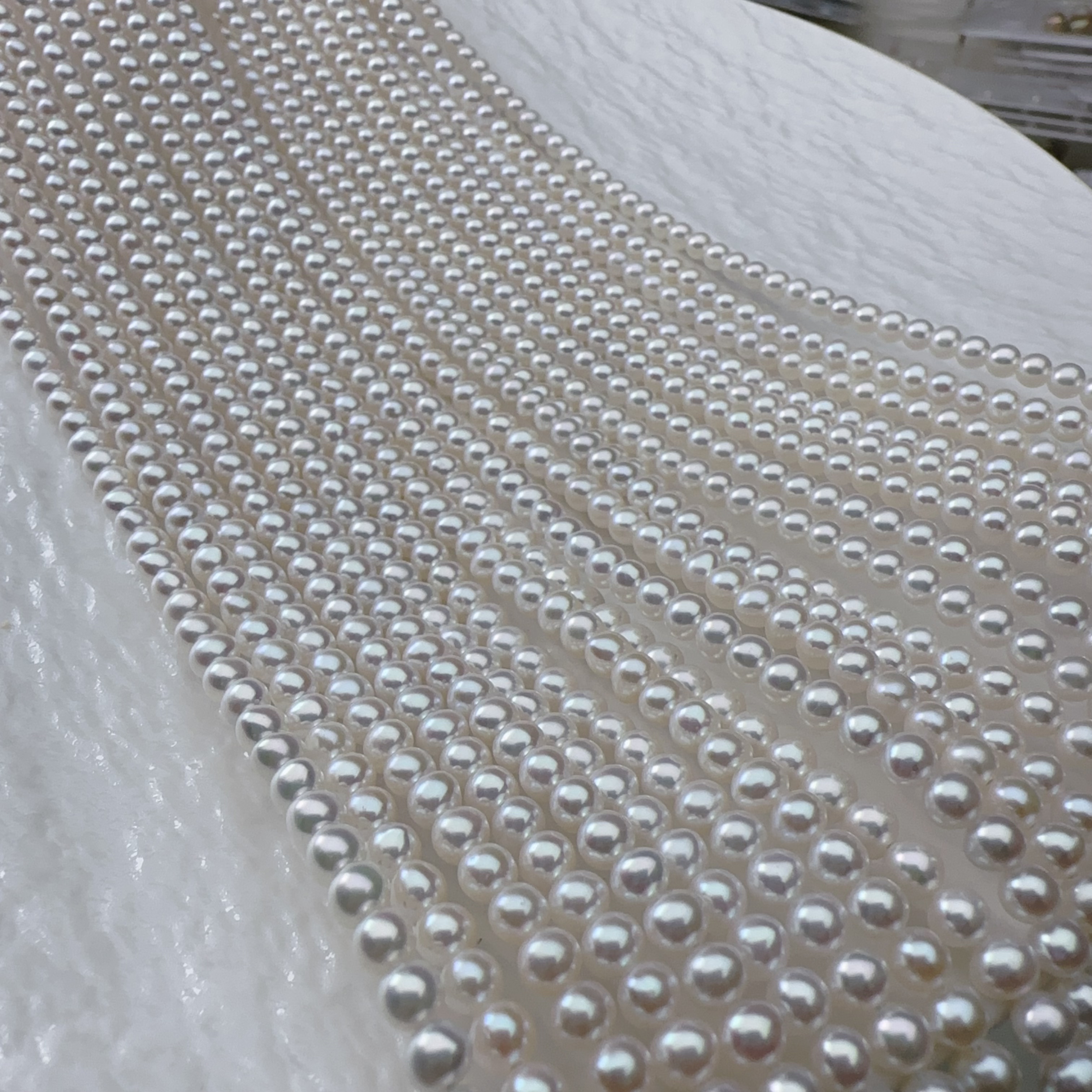 天然强光4-5mm近圆珠串链半成品diy手工,珠宝/钻石/翡翠,裸珠,淘宝优惠券,粉丝福利购,淘宝优惠卷