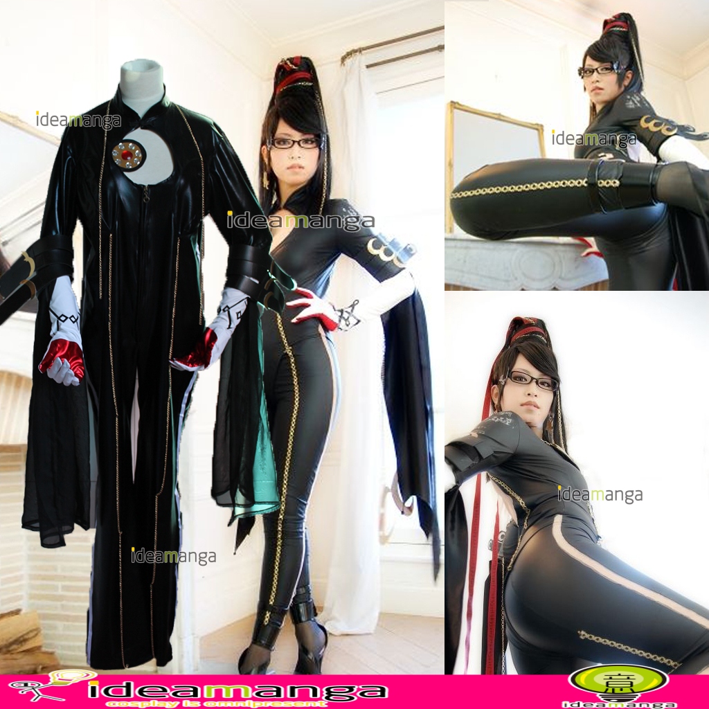 cosplay衣服装猎天使魔女贝优妮塔 Bayonetta原版赠金链子