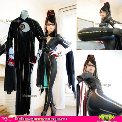cosplay衣服装 猎天使魔女 贝优妮塔 Bayonetta 原版赠金链子