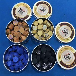 nicest耐思特九球杆公杆皮头枪头杆头14mm11mm黑八大头小头杆