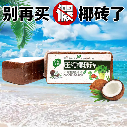 椰砖种菜无菌兰花营养土