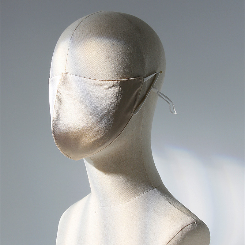 桑蚕丝真丝防晒口罩男女高颜值防紫外线凉感防尘开车骑行遮阳面罩