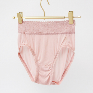 100%桑蚕丝内裤女士纯真丝包臀三角裤高腰轻薄无痕裤头针织透气夏