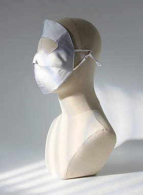 真丝防晒面罩遮全脸口罩防紫外线遮阳100%桑蚕丝开车女医美脸基尼