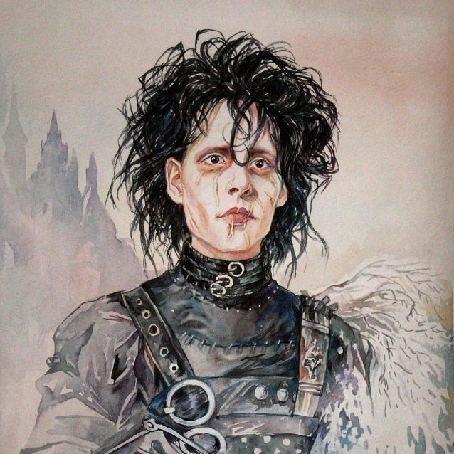 黑色派对假发迷上你假发爱德华