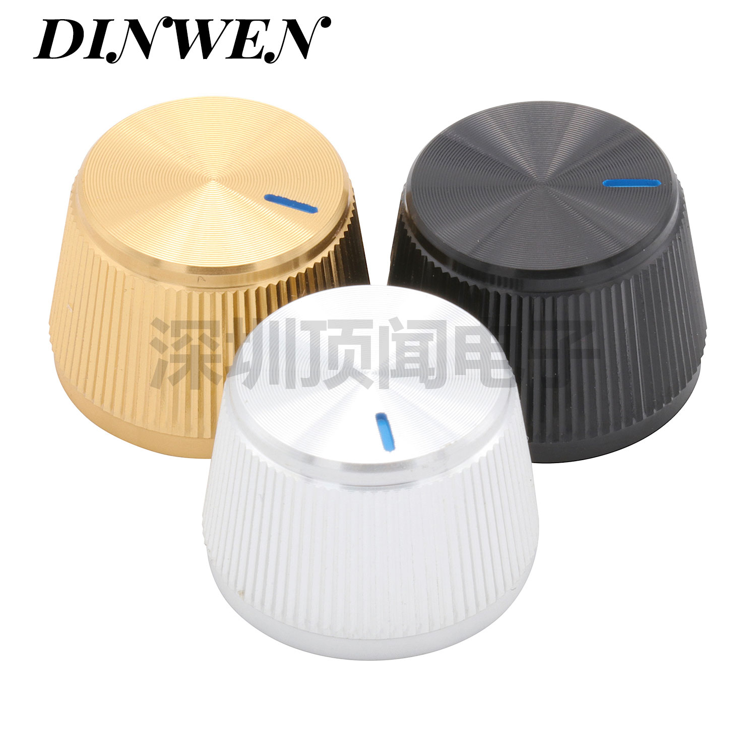 6.4孔电吉他效果器旋钮马歇尔DIY音箱配件音量电位器旋转开关塑料图片