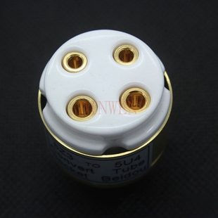 WE274A/80 /5Z3转5U4G/5Z4P/WE274B整流管转换座电子管镀金转换座