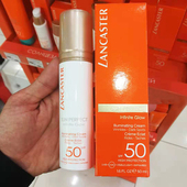 现货LANCASTER兰嘉丝汀防晒霜淡斑面部乳SPF50多维光盾御光白金瓶