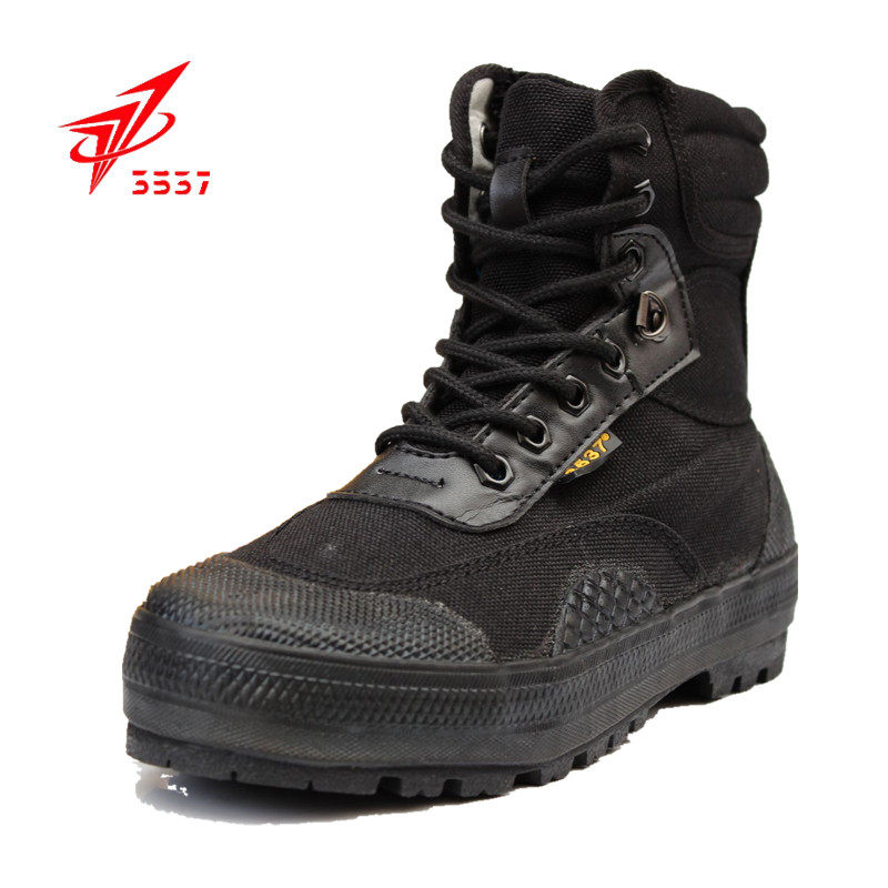 Bottes militaires en toile - porter - Ref 1396897 Image 3