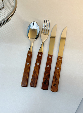 304不锈钢西餐牛排刀叉套装家用铁板烧牛扒刀料理餐具