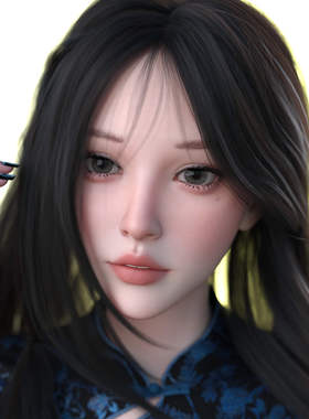 DAZ资源 Ravia for Genesis 9 亚洲御姐 (仅体型) 非IM格式