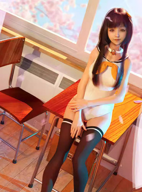 daz3D 服装 dForce Sweet Moe Suit G8F校服制服套装(仅服装)非IM