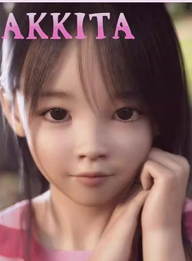 DAZ资源 Makkita for G8 Female 亚洲小女孩 (仅体型) [非IM]