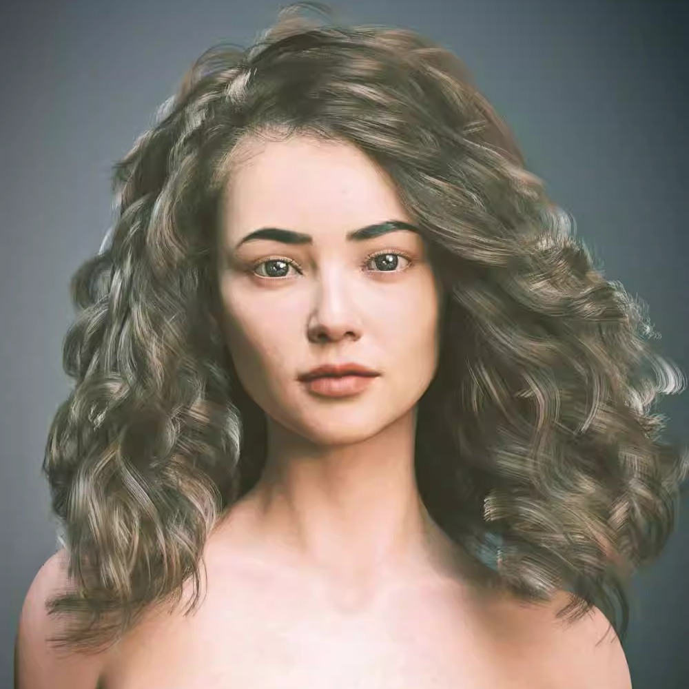 DAZ资源 Wuqu HD for G8.1F 忧郁清冷气质美女体型 (仅体型) IM