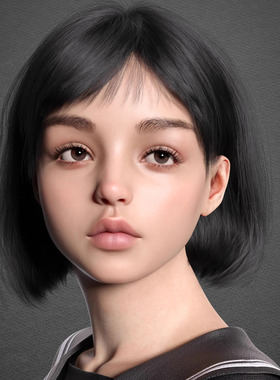 DAZ资源 MB Usha HD for G9F 元气满满少女体型(仅体型) IM