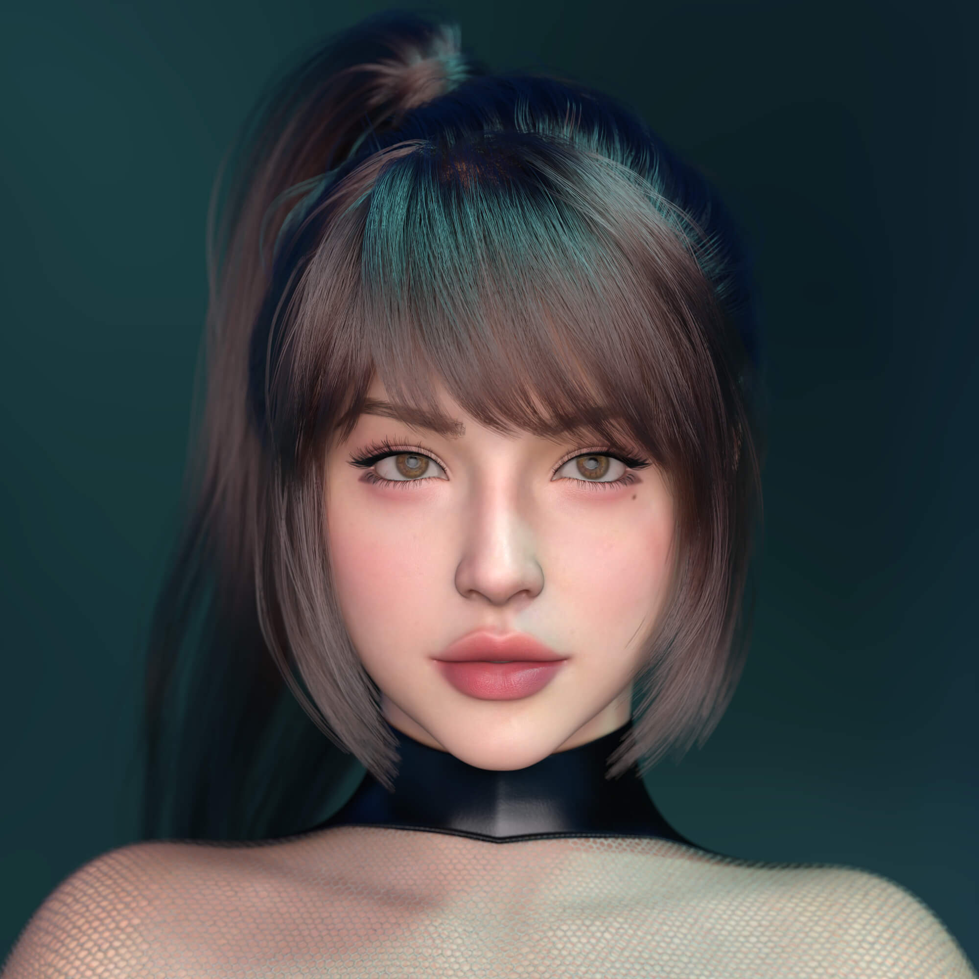 DAZ资源 Bayi for Genesis 9 美女体型 (仅体型) 非IM格式
