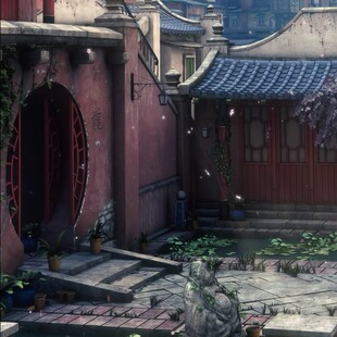 DAZ资源 The Streets Of Asia 场景建筑 , 古代建筑 【 IM格式 】