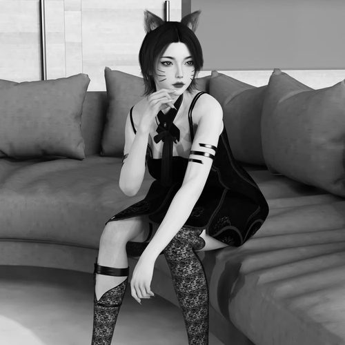 DAZ资源 Noki Lirae HD for G9 Bundle 猫女体型,发型,服装合集IM